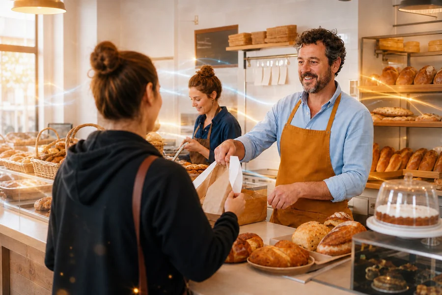 Le même artisan serein et recentré sur la relation avec ses clients
